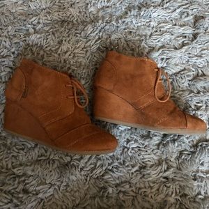Brown booties